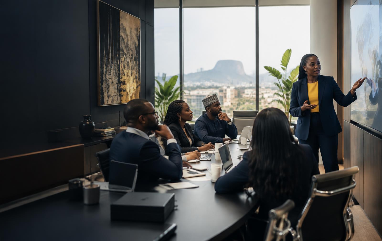 Corporate leadership and professional training environment